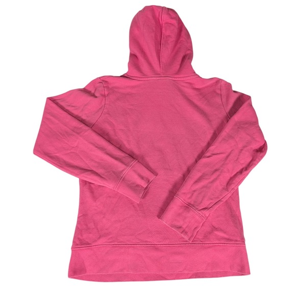The North Face Women's Pink Logo Graphic Hoodie Size S/P Pullover Sweatshirt - Picture 2 of 7